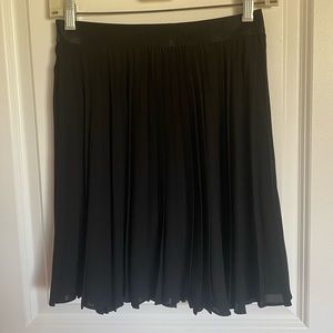 Express Black Pleated Skirt